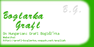 boglarka grafl business card